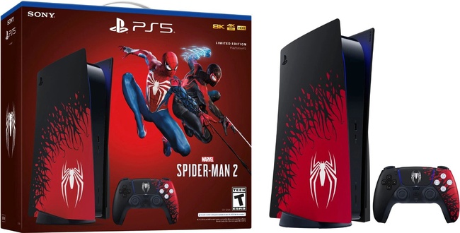 Brand New Sony PS5 Disc Console Spider-Man 2 Limited Edition Bundle - Sealed