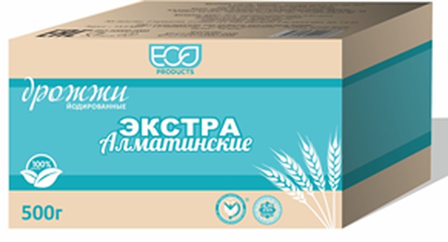 Preslenmiş ve kurutulmuş maya &quot;Almatı&quot;