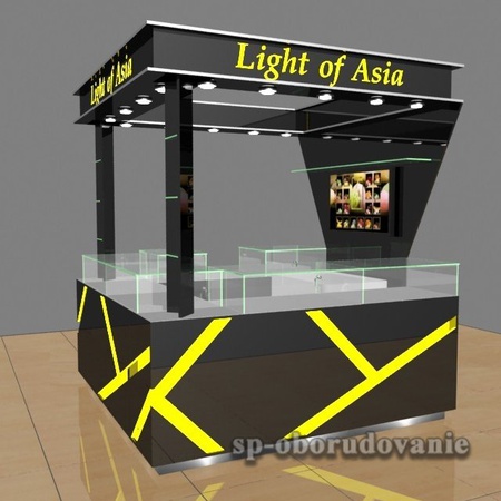 Павильон 2200Х2000Х2000 из лдсп и стекла