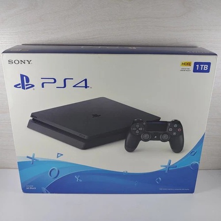 Sony PlayStation 4 - Slim - 1TB Console (CUH-2215B) + Controller + 8 Games