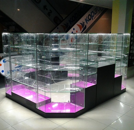 Островной павильон для спортивного питания