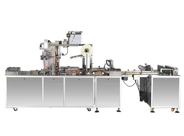 three-dimensional transparent film folding and wrapping machine