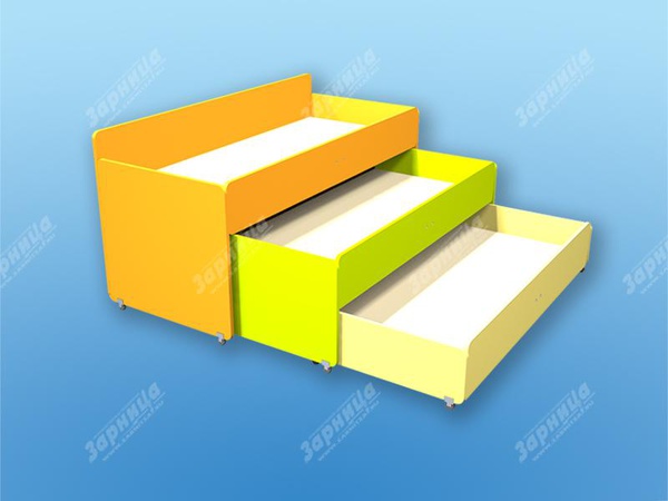 Кровать детская трехъярусная