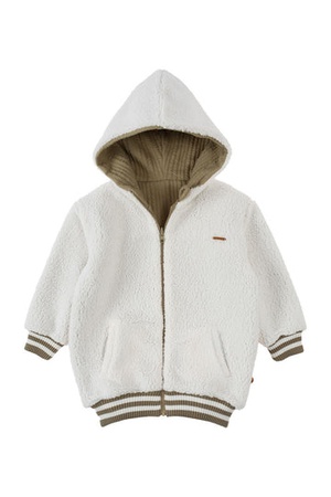 Kapitone kapüşonlu krep ceket