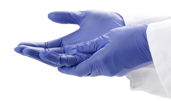 Медицинские нитриловые перчатки пр-во Малайзия