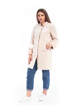 Пальто женское Silverfox модель 805-Жемчуг