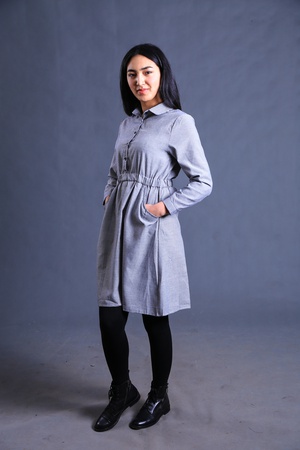 платье в клетку