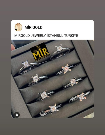 Altın pirlanta kokye set bileklil