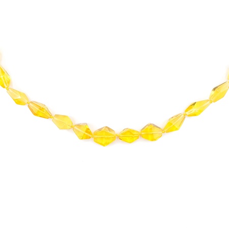 Amber kristal boncuklar