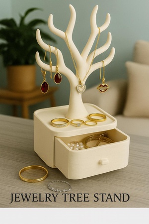 Подставка под укашения с шкатулкой