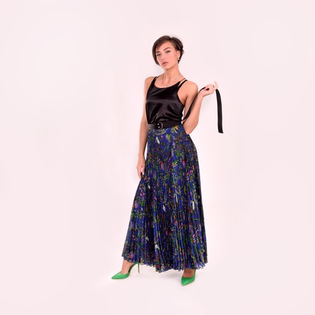 Юбка, жакет, рубашка, блуза