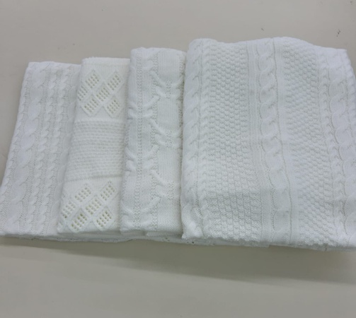 Плед вязанный