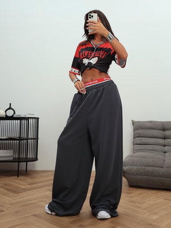 Спортивные штаны широкие оверсайз y2k