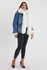 Denim Coat - Front, sleeve and collars fox fur