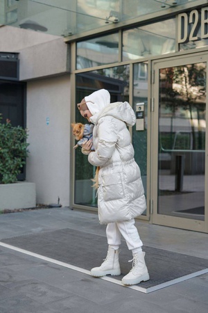 Дутое пальто