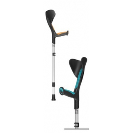 Tek parça destekli ve yumuşak saplı koltuk değneği