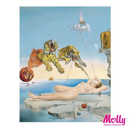 Paint by number Salvador Dali. The dream caused