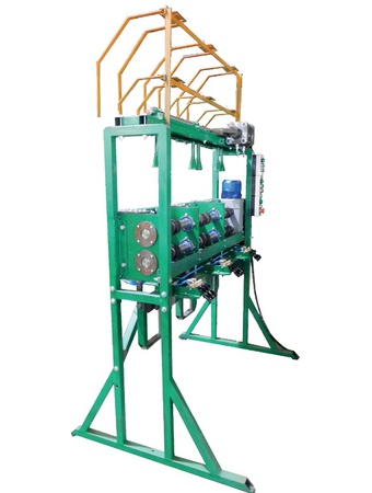 Lehim çubuklarının sürekli yukarı doğru dökümü için montaj ULV-3