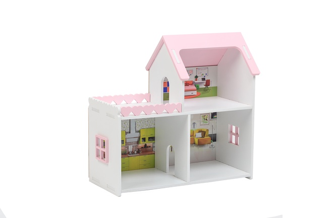 Dollhouse "Mini" with a balcony