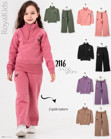 Kızlar için 3 iplikli set