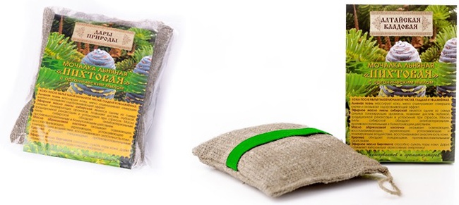 Мочалки льняные с органическим мылом ассотримент