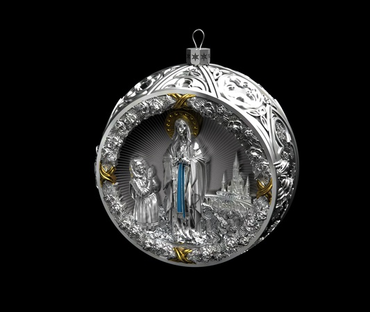 Серебряные шары 999 проба