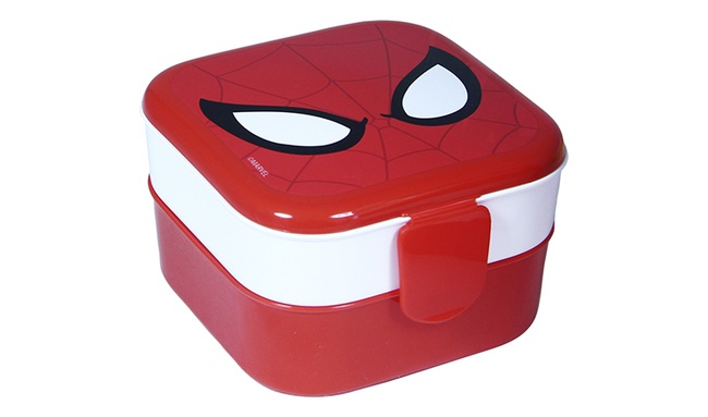 MAN SPIDER yemek kabı (0,4 + 0,4l) kırmızı