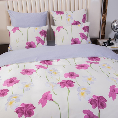 Комплект постельного белья Делюкс Сатин L627