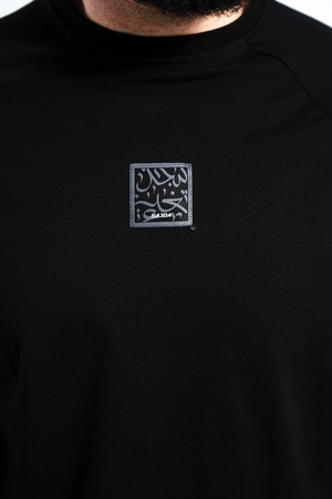 3/4 Sleeve T-shirt SJ-131 Black