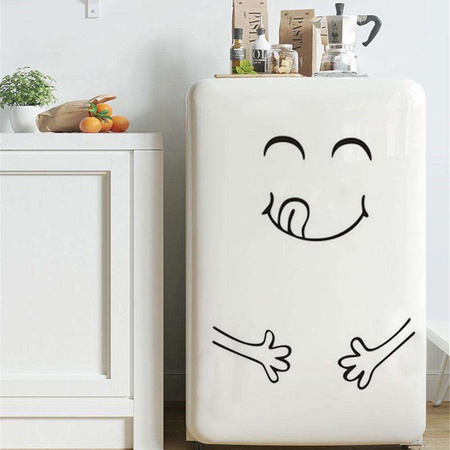 Наклейка на холодильник «Счастливое лицо»