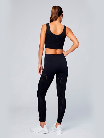 Perforasyonlu dikişsiz tayt Noble VARLEY (VAR00418_black)