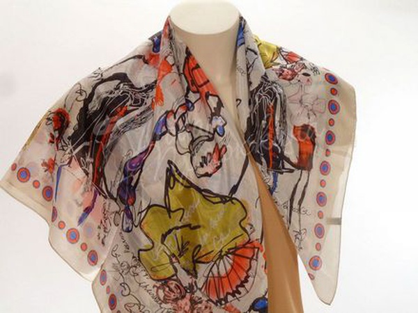 Платки сюжетные