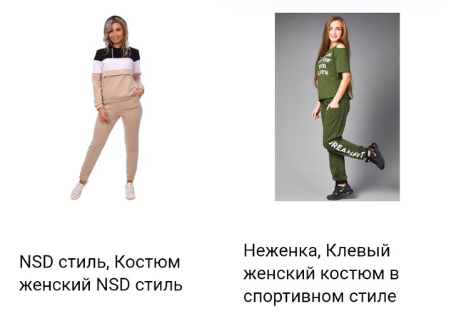 Женские костюмы