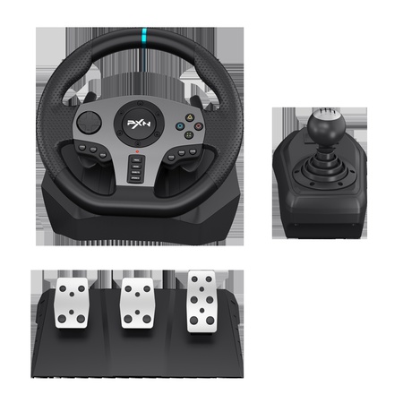 ЛУЧШИЙ игровой гоночный руль PXN V9, 900-градусная вибрация, симулятор вождения для ПК, рулевое колесо для Xbox, ps4, переключателя, ПК