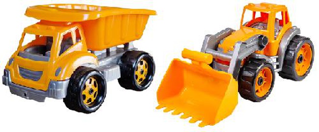 Набор Строительной техники в коробке (3шт)