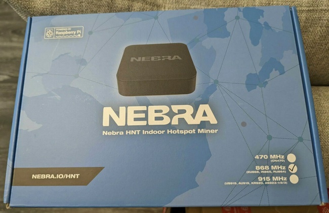 Nebra HNT kapalı hotspot madenci (UK/EU868)