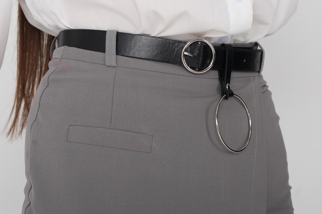 Прямая юбка из тонкой ткани "Москва"