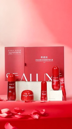 Косметическая серия с пептидным коллагеном для упругости кожи и уменьшения морщин