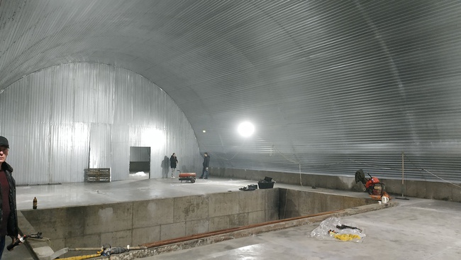 Арочный каркасный ангар 1000 кв.м. под производство  в Саратовской области