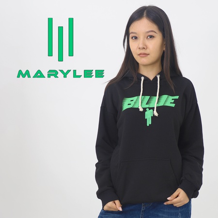 Женские трикотажные худи оптом с принтом (щелкография) с Билли Айлиш