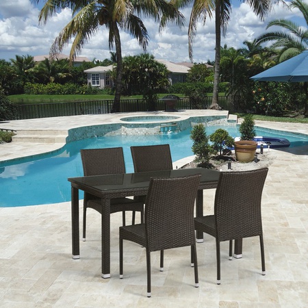 Обеденная группа с прямоугольным столом