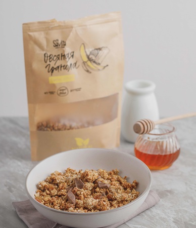 Гранола овсяная и гречневая без глютена " Савита"