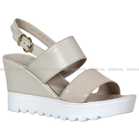 Босоножки 6273 бежевые,натуральная кожа