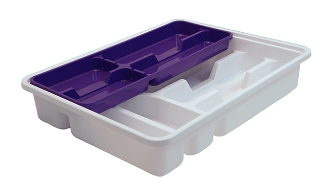 Лоток-вкладыш д/ст.приборов 2-х уровневый