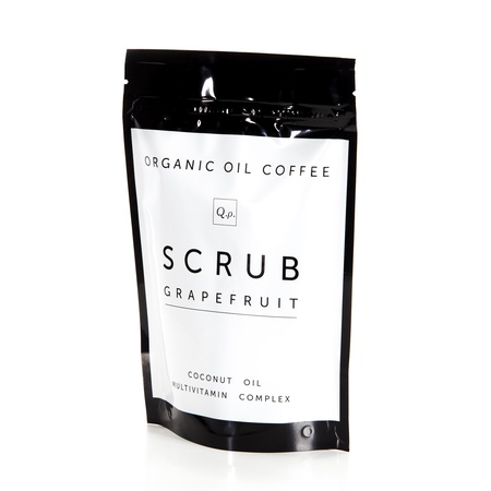 Натуральный Масляный кофейный скраб с эфирным маслом Грейпфрута 250 гр.