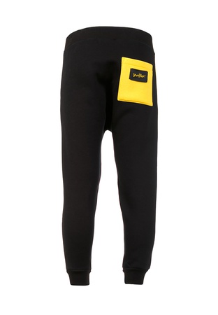 Штаны черные с желтыми карманами Yumster YC.02.23.025