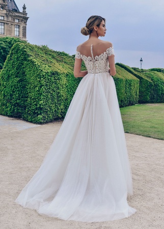 Jane<br>Свадебное платье с многослойной юбкой Anna RosyBrown