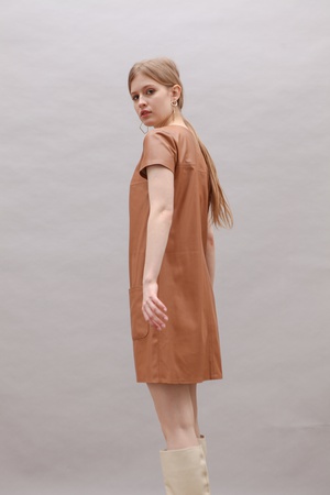 ПЛАТЬЕ ИЗ ЭКО КОЖИ