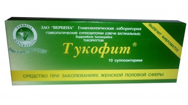 Свечи противовоспалительные Тукофит