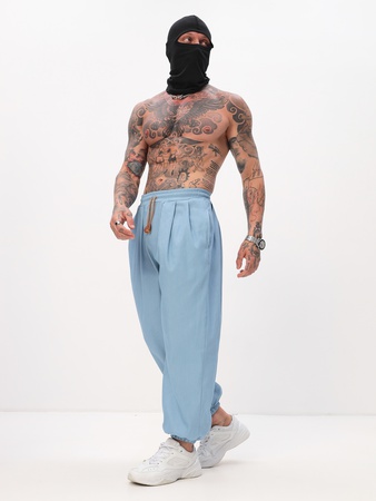 Штаны Джинсовые укороченные широкие